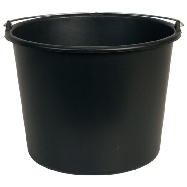 Baueimer 12l schwarz